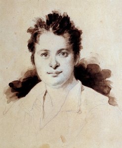 Portrait of the French writer Honore de Balzac (1799-1850) young Drawing by Achilles Deveria (1800-1857) 19th century. Chantilly, Conde Museum. Coll. Lovenjoul. Authorization to apply to the Institut de France 作者 阿基尔·德维里亚
