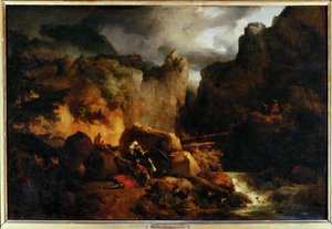 风景。778 年的罗兰之死 - 景观。罗兰之死 778 ... 作者 阿喀琉斯埃特纳火山