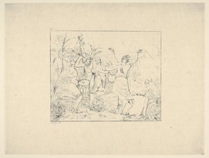 海蒂的自由黑人，来自1861-63年的联邦战争版画。 作者 阿达尔伯特·约翰·沃尔克