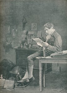 学生》，约1877年 作者 亚当·迪斯顿