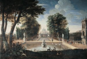 宫殿风光（布面油画） 作者 亚当·弗兰斯·范德（Adam Frans van der）（风格）穆伦