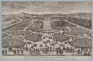 杜伊勒里花园，1680年，1680年。