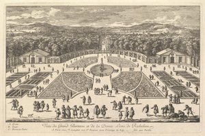Veüedu Grand Parterre and Half Moon by Richelieu，十七世纪。 作者 亚当·佩雷尔
