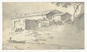 南部景观中的房屋