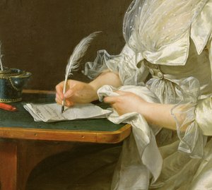 一个女人的肖像，c.1787