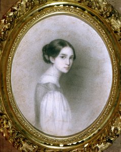 Leopoldine Hugo的肖像（1824-43）（图） 作者 阿黛尔·朱莉·雨果