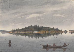 温哥华岛海狸港鹿岛，1851 年 7 月 15 日[加拿大]