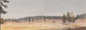 加利福尼亚州内华达城附近的草谷，1851 年 9 月 18 日1851年9月18日 作者 海军上将爱德华·根尼斯·范肖爵士