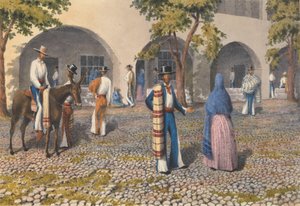 墨西哥人，[墨西哥]特皮克广场，1850 年 8 月 19 日至 13 日 作者 海军上将爱德华·根尼斯·范肖爵士
