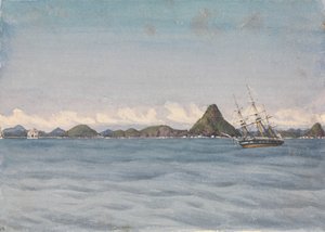 1850年8月17日，[墨西哥]马萨特兰，风平浪静的外锚地