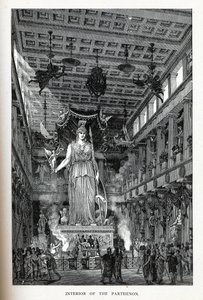 帕台农神庙的内部，1882年
