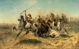 1869年袭击阿拉伯骑士