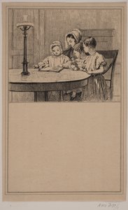 介绍 Chr. Winther 和 M. Rørbye，"给幼儿的 25 幅图像"。 作者 阿道夫·基滕多夫