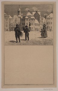 扫烟囱的人收录于 Chr. Winther 和 M. Rørbye，"25 Billeder for små børn"，第 16 号。 作者 阿道夫·基滕多夫