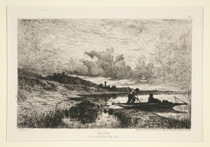 Un Soir, Bords du Rhone a Rix 作者 阿道夫·阿皮安