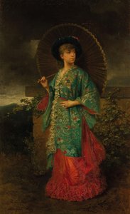 梅克伦堡-什未林的海伦1814-1858年的肖像，奥尔良公爵夫人，1883年。 作者 阿道夫·阿兹