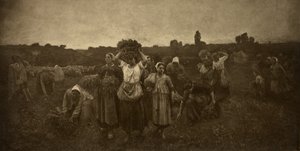 召集拾穗者 作者 阿道夫·布劳恩（Adolphe Braun）