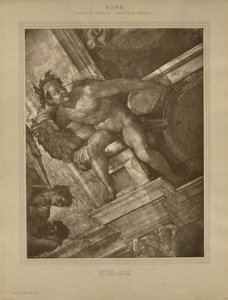 罗马 - 梵蒂冈宫、西斯廷教堂、米开朗基罗 作者 阿道夫·布劳恩（Adolphe Braun）