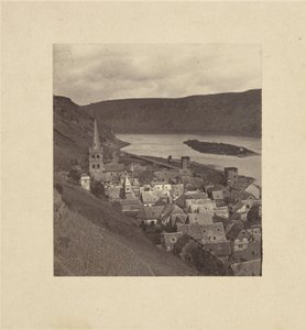 莱茵河景观 作者 阿道夫·布劳恩（Adolphe Braun）