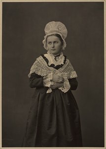 洛林连衣裙的女人，c。 1860年代至70年代。
