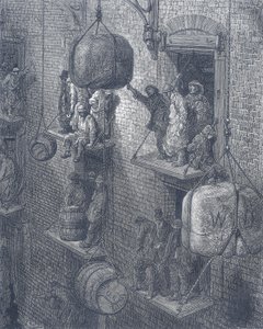 1872年在城市进行仓储 作者 阿道夫·弗朗索瓦·潘纳梅克（Adolphe Francois Pannemaker）