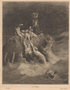 洪水
Le Déluge（物品上的标题） 作者 阿道夫·弗朗索瓦·潘纳梅克（Adolphe Francois Pannemaker）