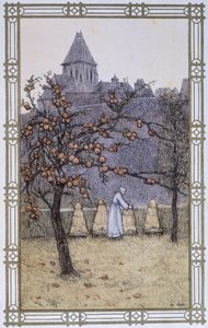 蜜蜂的生活：养蜂的工作--A. Giraudon的绘画作品 作者 阿道夫·吉拉顿（Adolphe Giraudon）
