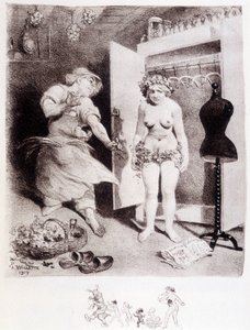 Avarice - drawing by Willette