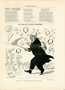 Le Courier francais，第10期，B&W讽刺画 作者 阿道夫·莱昂·威莱特