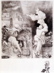 欲望 - 威莱特的绘画 作者 阿道夫·莱昂·威莱特