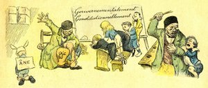 1867 年巴黎圣博尼法斯学校学生的艰苦生活 作者 阿道夫·莱昂·威莱特