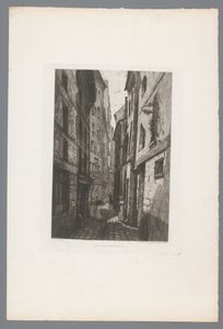 圣埃洛伊街景观
旧巴黎圣埃洛伊街（物品上的标题）
1874 年的法国蚀刻版画（系列标题）
L