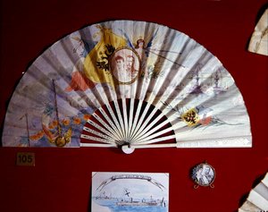 纪念1896年俄罗斯官方访问法国的物品（混合媒体）。 作者 阿道夫·托马斯（Adolphe Thomasse）