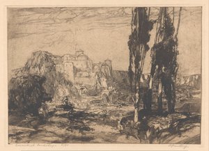 Romantisch landschap（物品上的原标题）