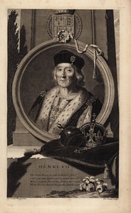 亨利七世（1457-1509）（雕刻） 作者 阿德里安·范德（Adriaan van der）（后）·韦尔夫