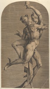 Mercury Abducting Psyche, 约1621年。 作者 阿德里亚恩·科拉特