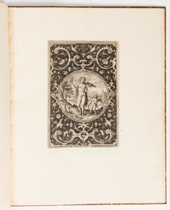 维纳斯》，选自《巴黎审判》6 幅装饰图案组画中的版画 作者 阿德里亚恩·科拉特