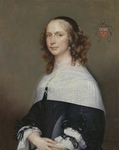 1661年Nicolas van der Haer的妻子的肖像