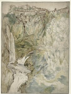 View of the Great Cascade at Tivoli 作者 Jan Brueghel (I) (复制后)