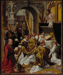 圣格雷戈里大帝弥撒（540-604） 作者 Adriaen Isenbrandt或Isenbrant