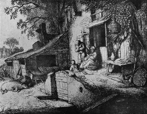 旋转的女人，1652年 作者 阿德里亚恩·扬斯（Adriaen Jansz）。范·奥斯塔德