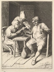 唱歌夫妇和小提琴，161-85。 作者 阿德里亚恩·扬斯（Adriaen Jansz）。范·奥斯塔德