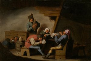 乡村歌手 作者 阿德里亚恩·扬斯（Adriaen Jansz）。范·奥斯塔德