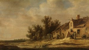 风景（板面油画） 作者 阿德里亚恩·托马斯·基（Adriaen Thomasz Key）