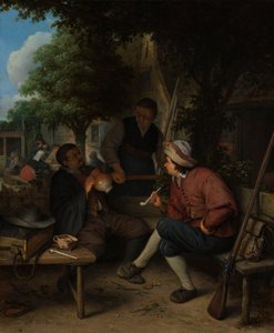 Travellers at Rest 作者 阿德里安·范·奥斯塔德