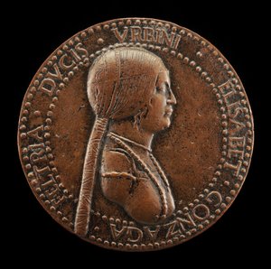 Elisabetta Gonzaga，死于1526年，乌尔比诺公爵夫人，1489年Guidobaldo I的妻子......，可能在1502年之后。