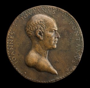 Giovanni Gioviano Pontano，1426-1503，诗人[正面]，1488年或更晚。