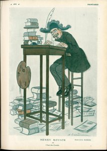 Fantasio，约1912_2_15 - A Barrere（1874-1931）的插图。美术，阅读写作 - 鲁戎-亨利 作者 阿德里安·巴雷尔