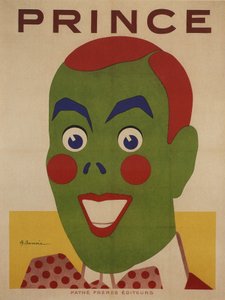 王子，Pathe影院的海报（1912-1913）（海报）。 作者 阿德里安·巴雷尔