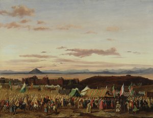 1839年10月21日，1844年征服阿尔及利亚期间的服役
